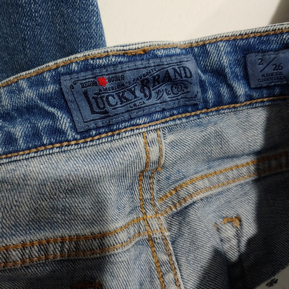 Lucky Brand Embroidered Jeans - Picture 3 of 14